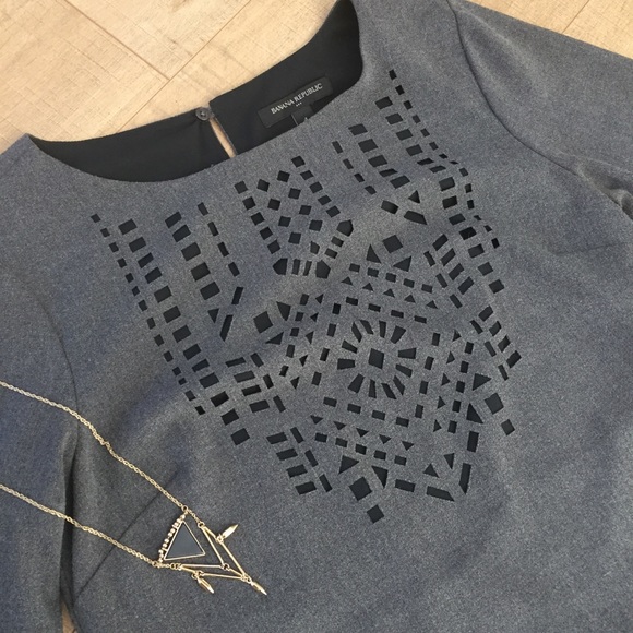 Banana Republic gray dress - Picture 2 of 6